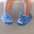 Load image into Gallery viewer, Blue Shark Slippers slippers for Toddlers ages (2-4 Years)