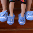 Load image into Gallery viewer, Blue Shark Slippers slippers for Toddlers ages (2-4 Years)