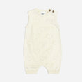 Load image into Gallery viewer, Hearts Pointelle Jacquard Knit Baby Romper