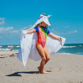 Load image into Gallery viewer, Unicorn Hooded Towel For Toddlers Ages 2 To 8 Years Old