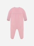 Load image into Gallery viewer, Pink Velour Babygrow