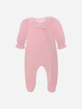 Load image into Gallery viewer, Pink Velour Babygrow