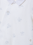 Load image into Gallery viewer, White Teddy Jersey Babygrow