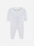 Load image into Gallery viewer, White Velour Sheep Babygrow
