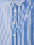 Load image into Gallery viewer, Striped Blue Shirt in Poplin