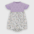 Load image into Gallery viewer, Set Dress+diaper Cover Lavender Flowers