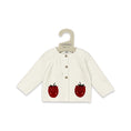 Load image into Gallery viewer, Strawberry Embroidered Pocket Baby Cardigan