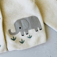 Load image into Gallery viewer, Animal Safari Embroidered Baby Cardigan Sweater