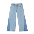 Load image into Gallery viewer, Wide Leg Denim Jeans with Side Vents