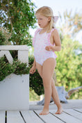 Load image into Gallery viewer, Pink Ditsy Floral Swimsuit
