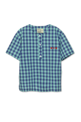 Load image into Gallery viewer, Checkered Henley Shirt