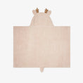 Load image into Gallery viewer, Fawn Hooded Baby Bath Wrap
