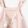 Load image into Gallery viewer, Flutter Sleeve Bunny Baby Bubble Romper