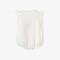 Load image into Gallery viewer, Elephant Flutter Sleeve Knit Bubble Romper