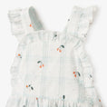 Load image into Gallery viewer, Cherry Picnic Swiss Dot Sunsuit