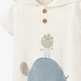 Load image into Gallery viewer, Pond Friends Hooded Pullover + Organic Muslin Short Set
