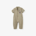 Load image into Gallery viewer, Linen Blend Patch Jumpsuit