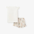 Load image into Gallery viewer, Giraffe Knit Pullover + Seaside Safari Organic Muslin Short Set