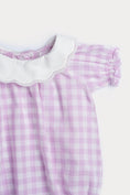 Load image into Gallery viewer, Gingham Check Betty Bubble Romper
