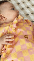 Load image into Gallery viewer, Wrap Body with Pink and Yellow Checkers Print