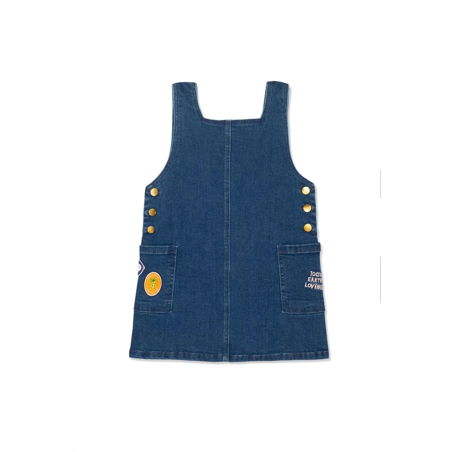 Recycled Cotton Denim Dress  Petite Cherie