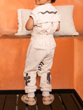 Load image into Gallery viewer, Beige Terry Flightsuit with Print