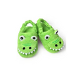Load image into Gallery viewer, Green Alligator Slippers For Children (2-6 Years)