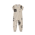 Load image into Gallery viewer, Beige Terry Flightsuit with Print