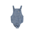 Load image into Gallery viewer, Reef Navy Heathered Bubble Romper