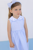Load image into Gallery viewer, Blue Seersucker Dress