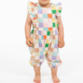 Load image into Gallery viewer, Quilted Ruffle Romper