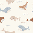 Load image into Gallery viewer, Whales Hooded Baby Bathrobe