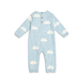 Load image into Gallery viewer, Clouds and Kite Jacquard Knit Baby Jumpsuit