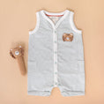 Load image into Gallery viewer, Mini Crochet Tommy Tiger Tank Romper