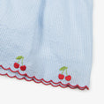 Load image into Gallery viewer, Seersucker Belted Cherry Shorts