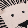 Load image into Gallery viewer, Lion Organic Cotton Jacquard Sweater Knit Baby Blanket
