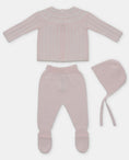 Load image into Gallery viewer, Dolcezza Pink Knit Layette Set