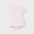 Load image into Gallery viewer, Bunny Pink Knitted Dress with Bloomers