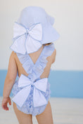 Load image into Gallery viewer, Seersucker Frilled Cotton One Piece
