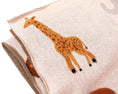 Load image into Gallery viewer, Savannah-Organic 3D Jacquard Sweater Knit Baby Blanket
