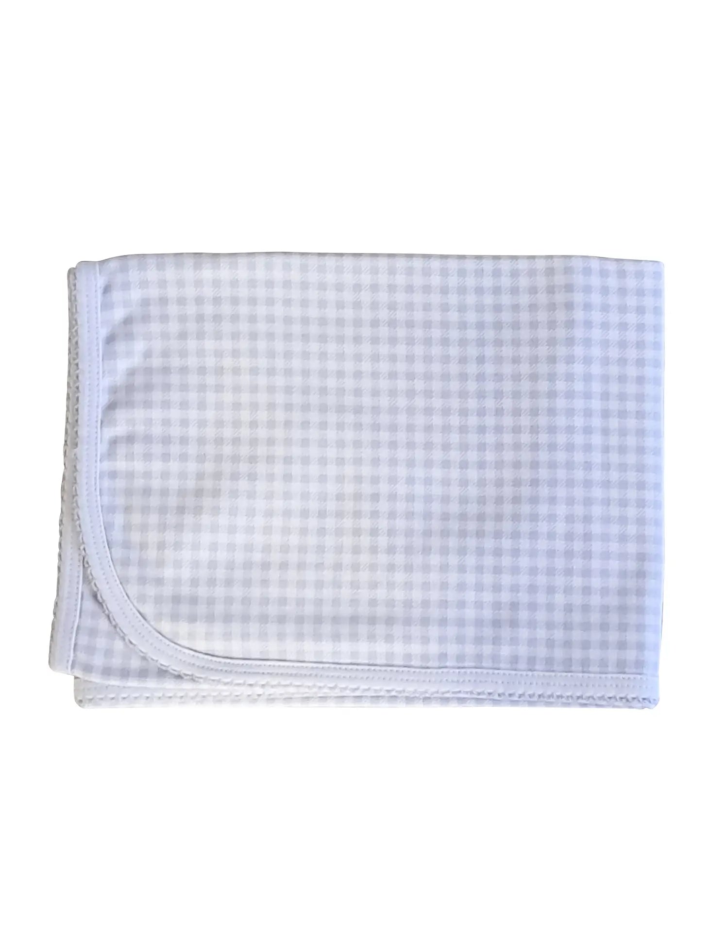 "Grey Check" Pima Cotton Blanket