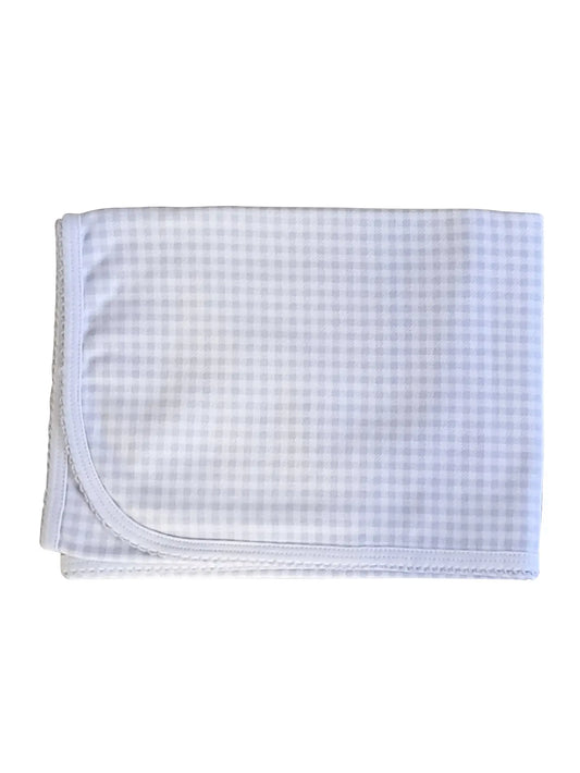 "Grey Check" Pima Cotton Blanket