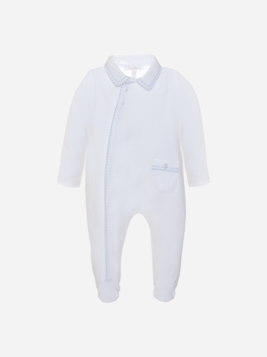 White Jersey Babygrow