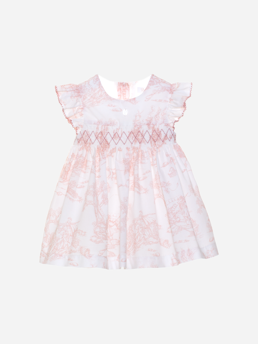 Pink Toile Du Jouy Dress