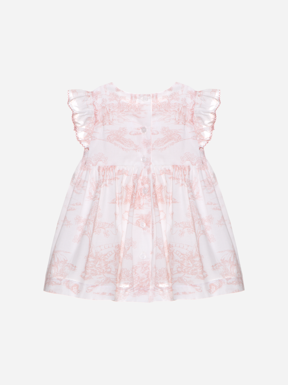 Pink Toile Du Jouy Dress