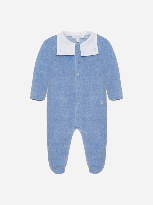 Blue Jersey Babygrow