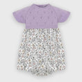 Load image into Gallery viewer, Set Dress+diaper Cover Lavender Flowers
