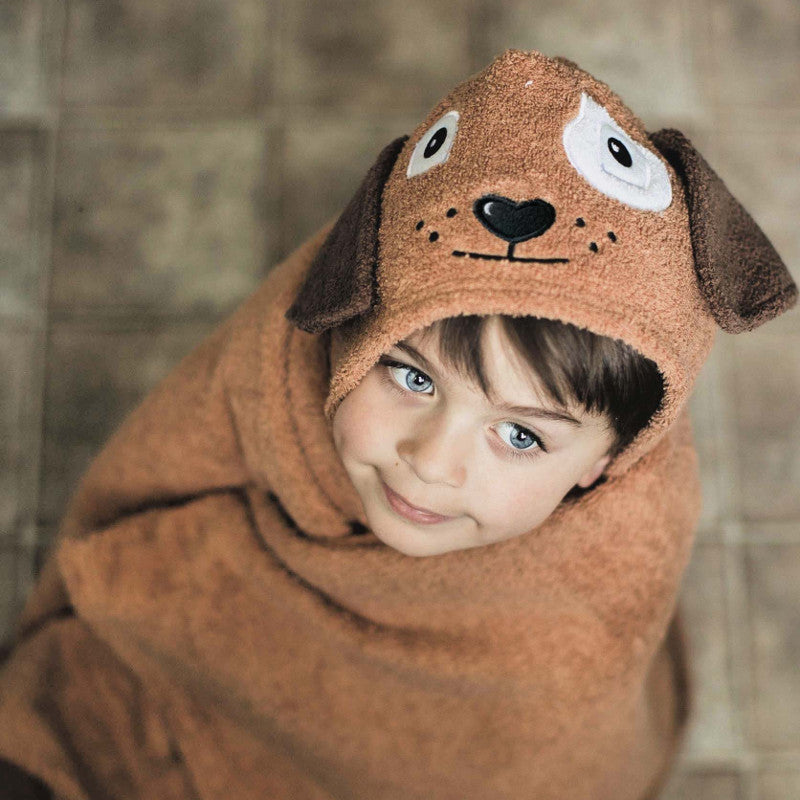 Dog Hooded Towel For Toddlers Ages 2 To 8 Years Old