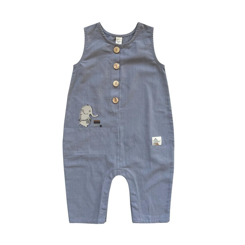 Dapple Grey Elephant Jumpsuit