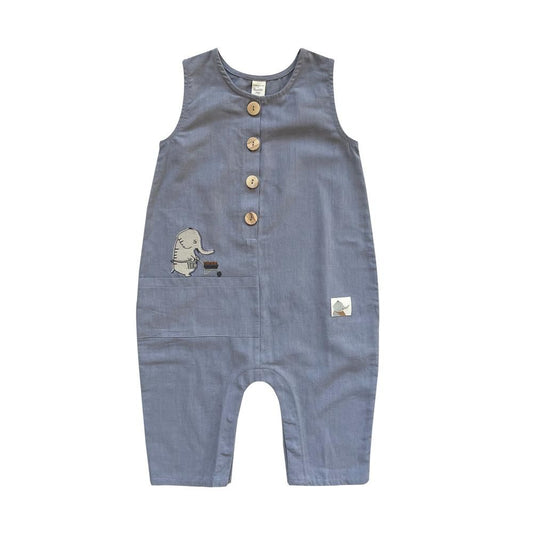 Dapple Grey Elephant Jumpsuit